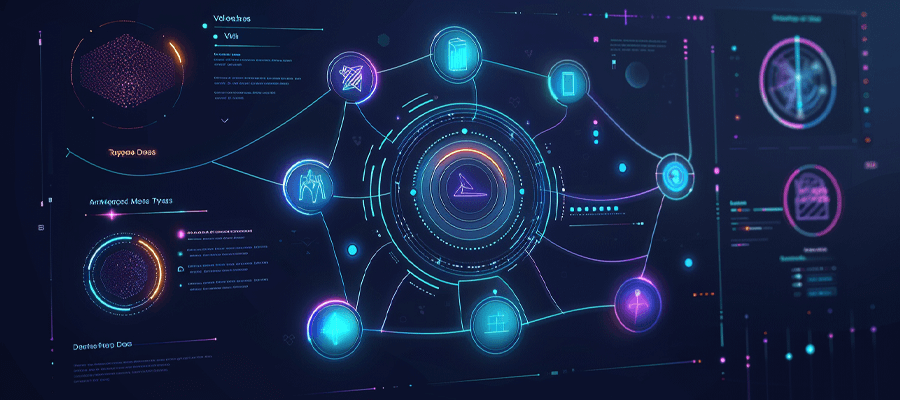 Dark abstract hero showing parallel AI agents, repo-aware generation, and validation loops in a modern engineering pipeline