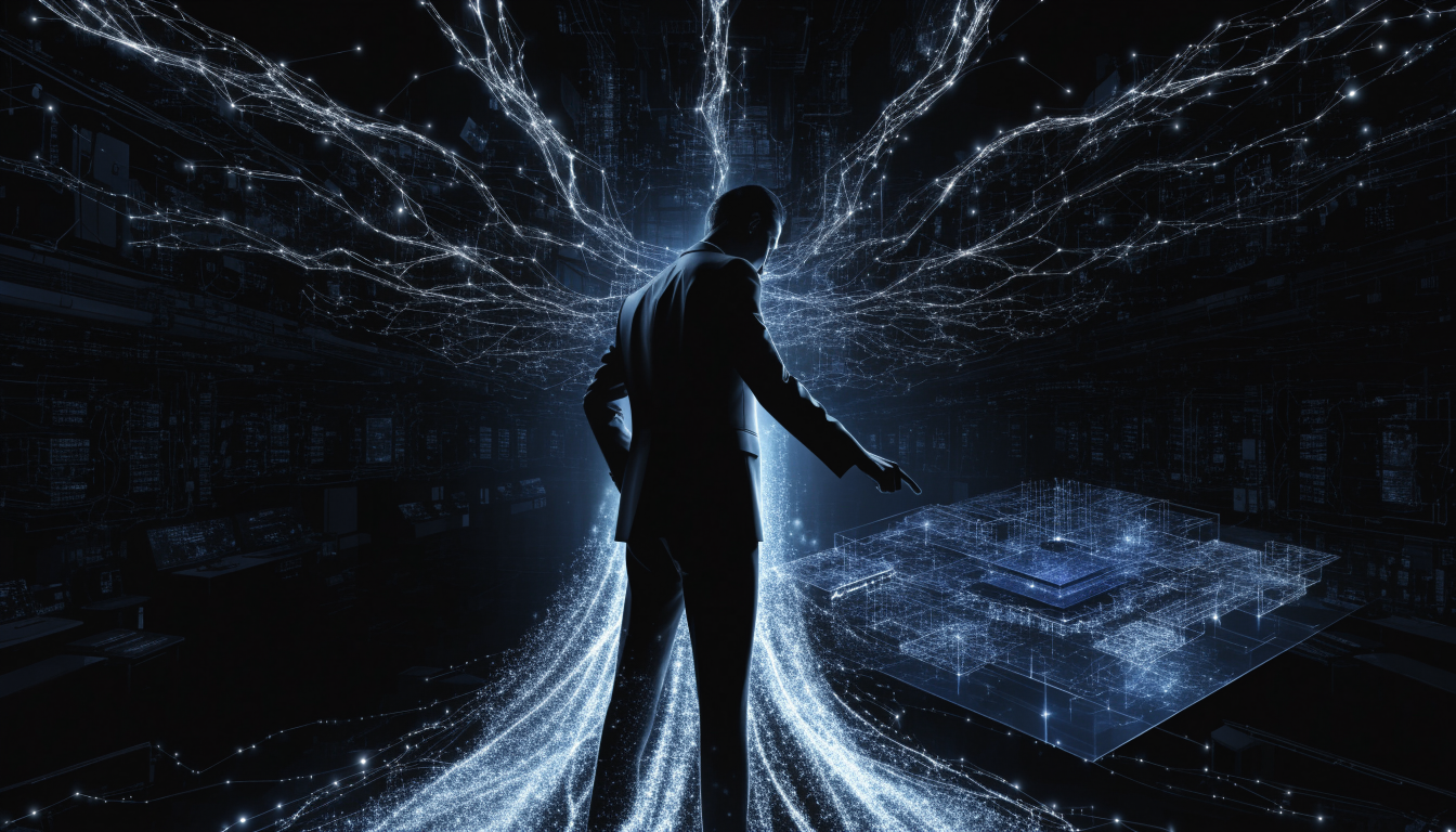 Technical leader collaborating with founder on AI strategy implementation