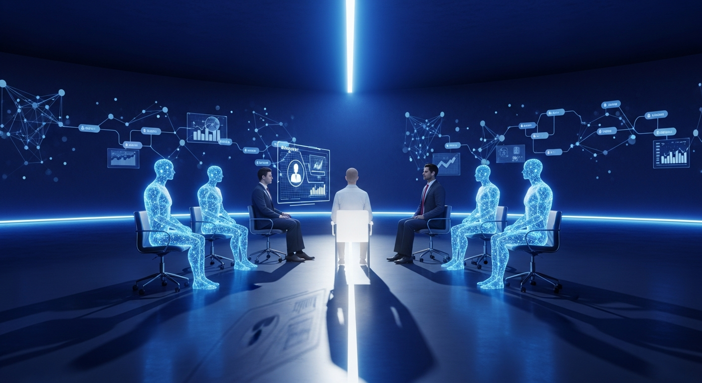 Developer collaborating with AI agents to build software faster