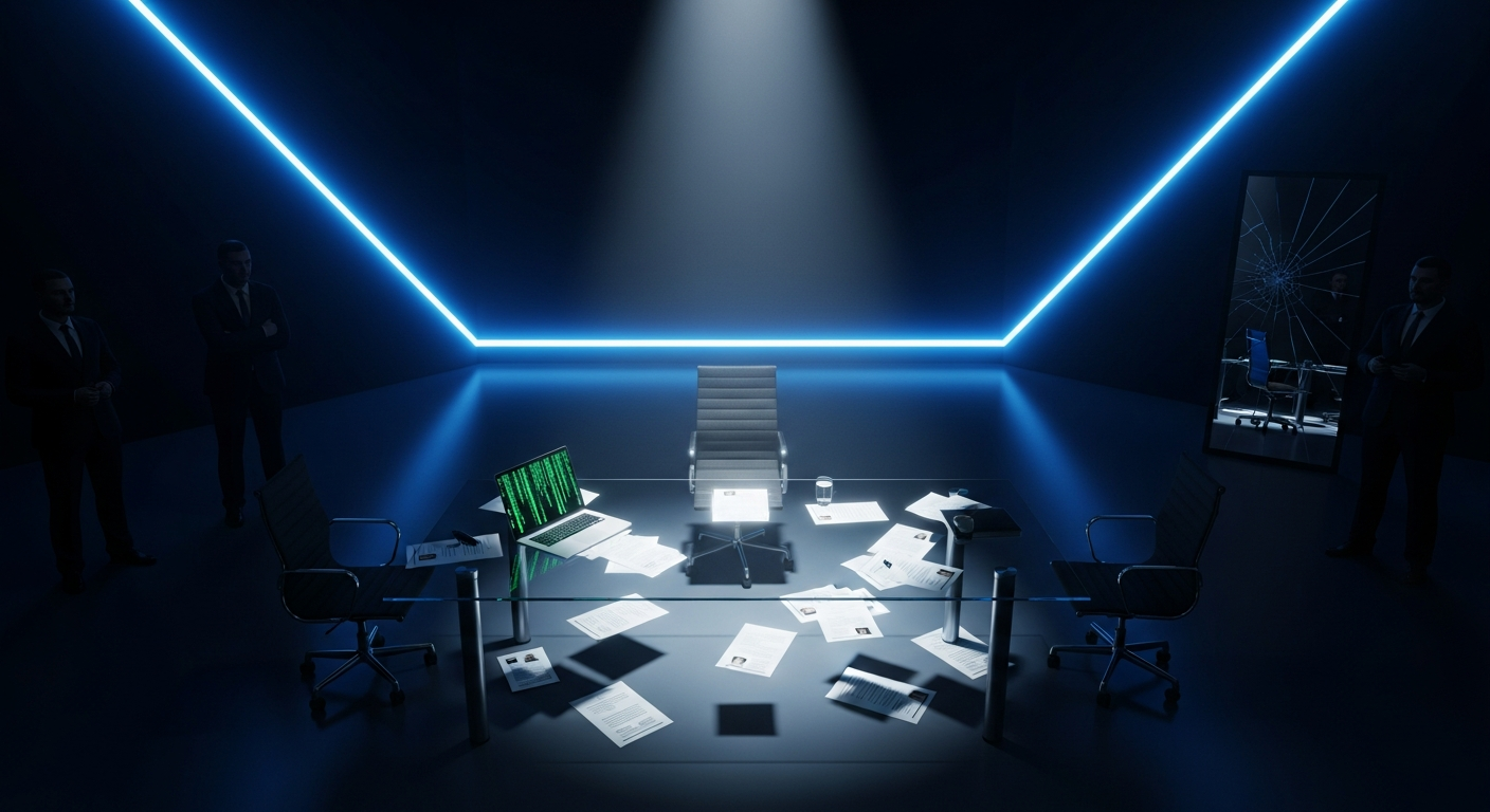 Founder conducting a technical interview with developer candidate