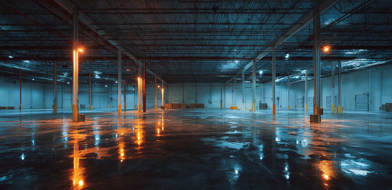 Water slowly leaking from pipes in a modern office building, symbolizing hidden system inefficiencies.